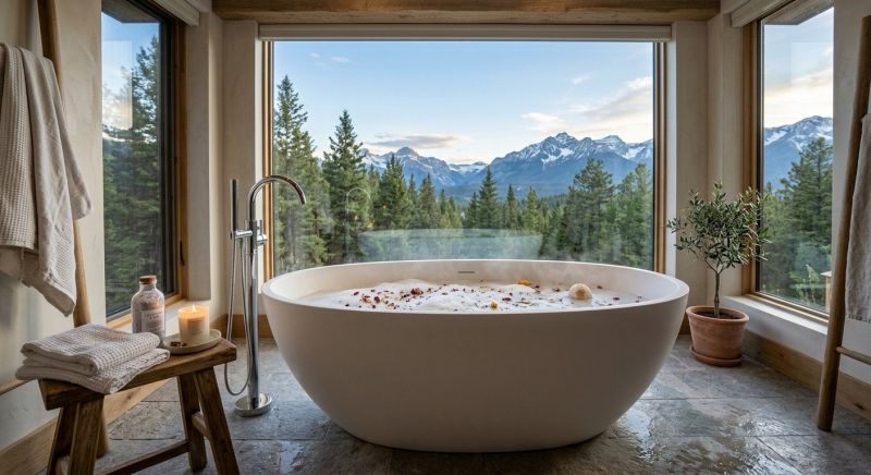 Large Bathtub Installation in Portland, ME